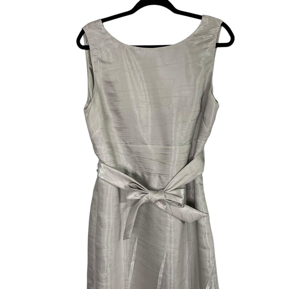 Antonio Melani Midi Dress Sleeveless‎ Party Cocktail Shimmer Size 14 - Picture 4 of 13